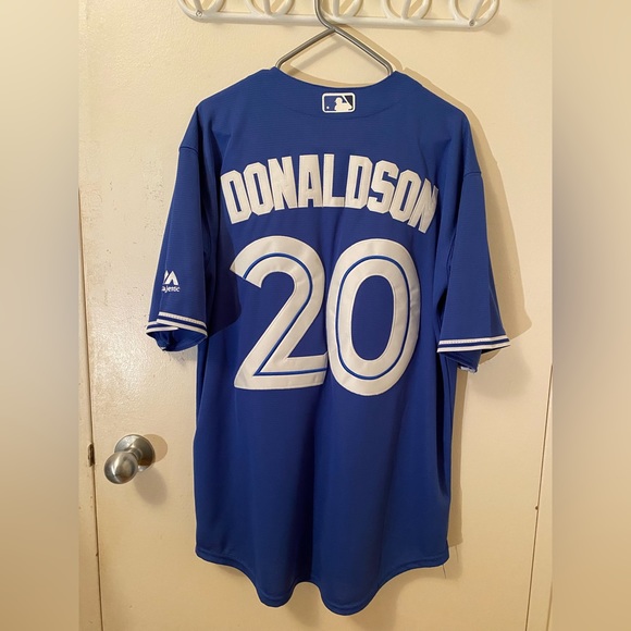 Majestic Toronto Blue Jays #20 Josh Donaldson Jersey Men’s L - Picture 1 of 6